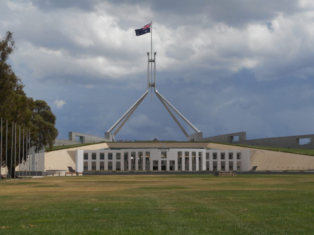 One Week Trip to Australia - Australian Parliament Building in Canberra