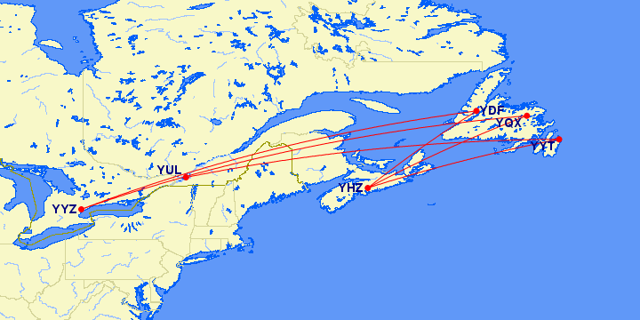 Twillingate Newfoundland Flights